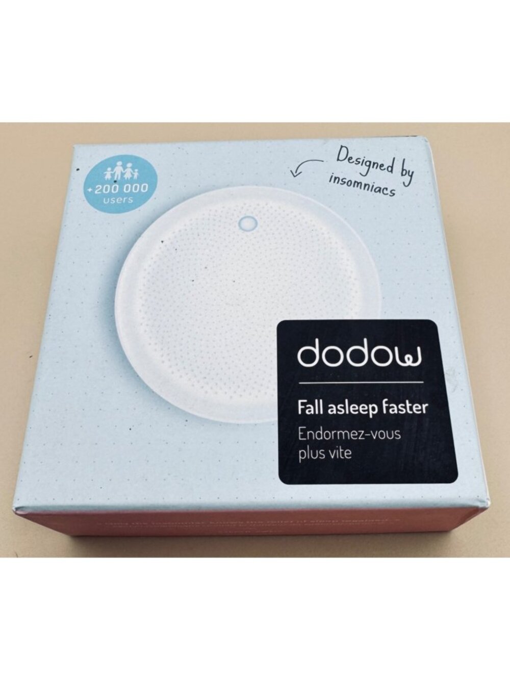 New Dodow Fall Asleep Faster Sleep Aid Device Designed By Insomniacs.